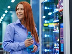 Woman Food and Snack Vending Machine